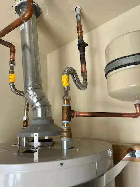 Water heater installation and plumbing repair in Stop
